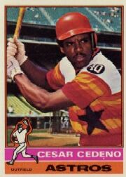 1976 Topps Baseball Cards      460     Cesar Cedeno